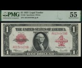 Fr. 40 1923 $1 Legal Tender PMG 55